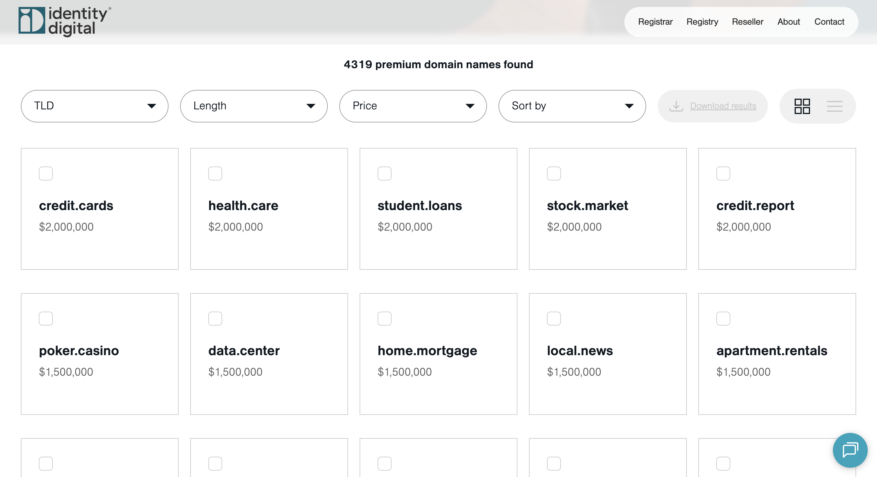 Identity Digital – Premium Catalog